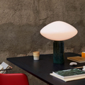 Glass Mushroom Table Lamp
