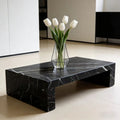 Nero Marquina Marble Coffee Table
