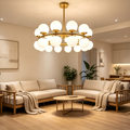 Glass Spheres Chandelier
