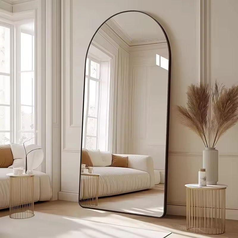 Full-Length Arch Floor Mirror