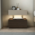 Cantilevered Walnut Nightstand