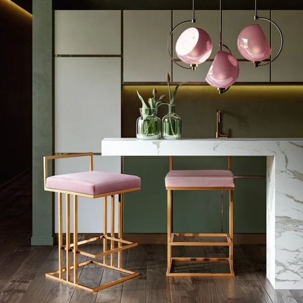 Brushed Brass Bar Stool