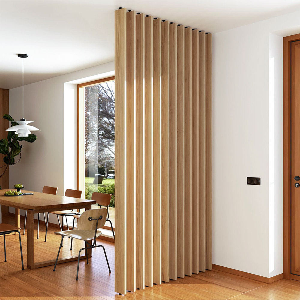 Oak Slat Room Divider