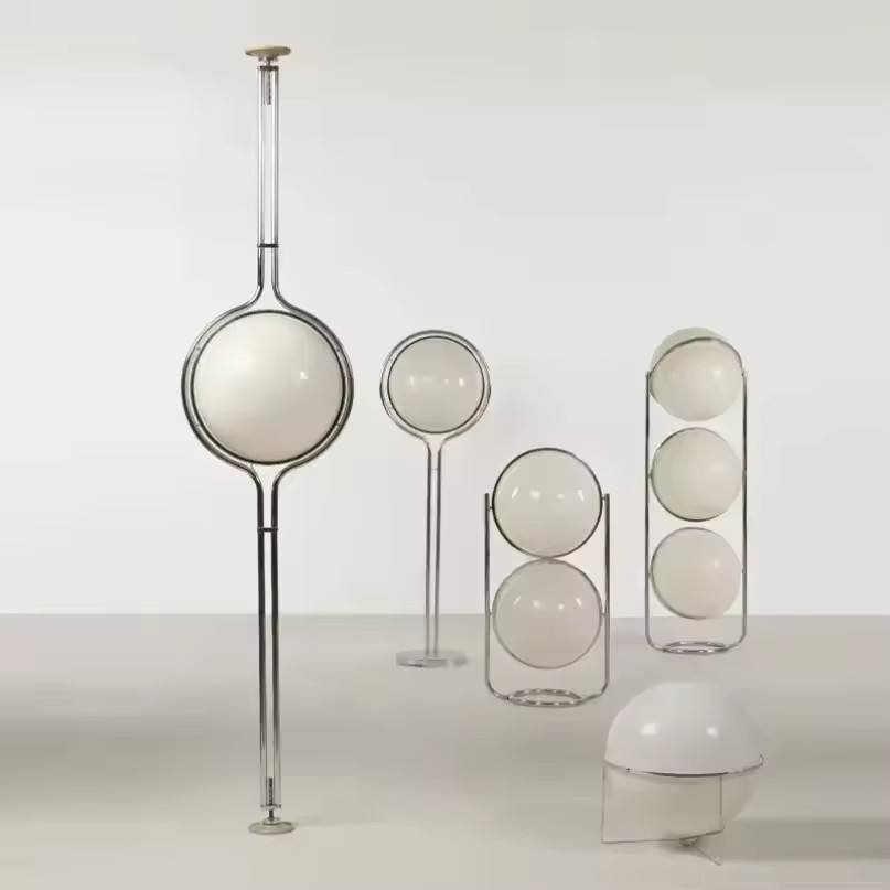 Opal Globe Floor Lamp
