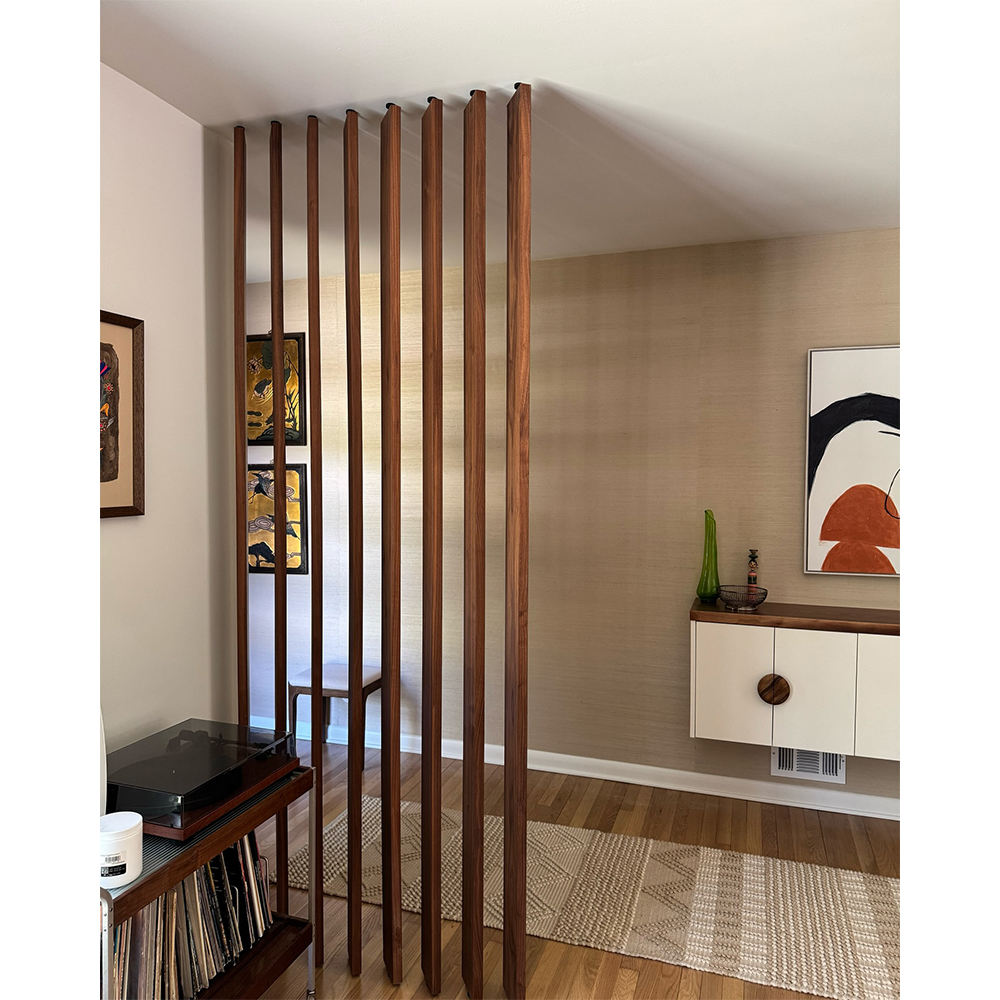 Oak Slat Room Divider
