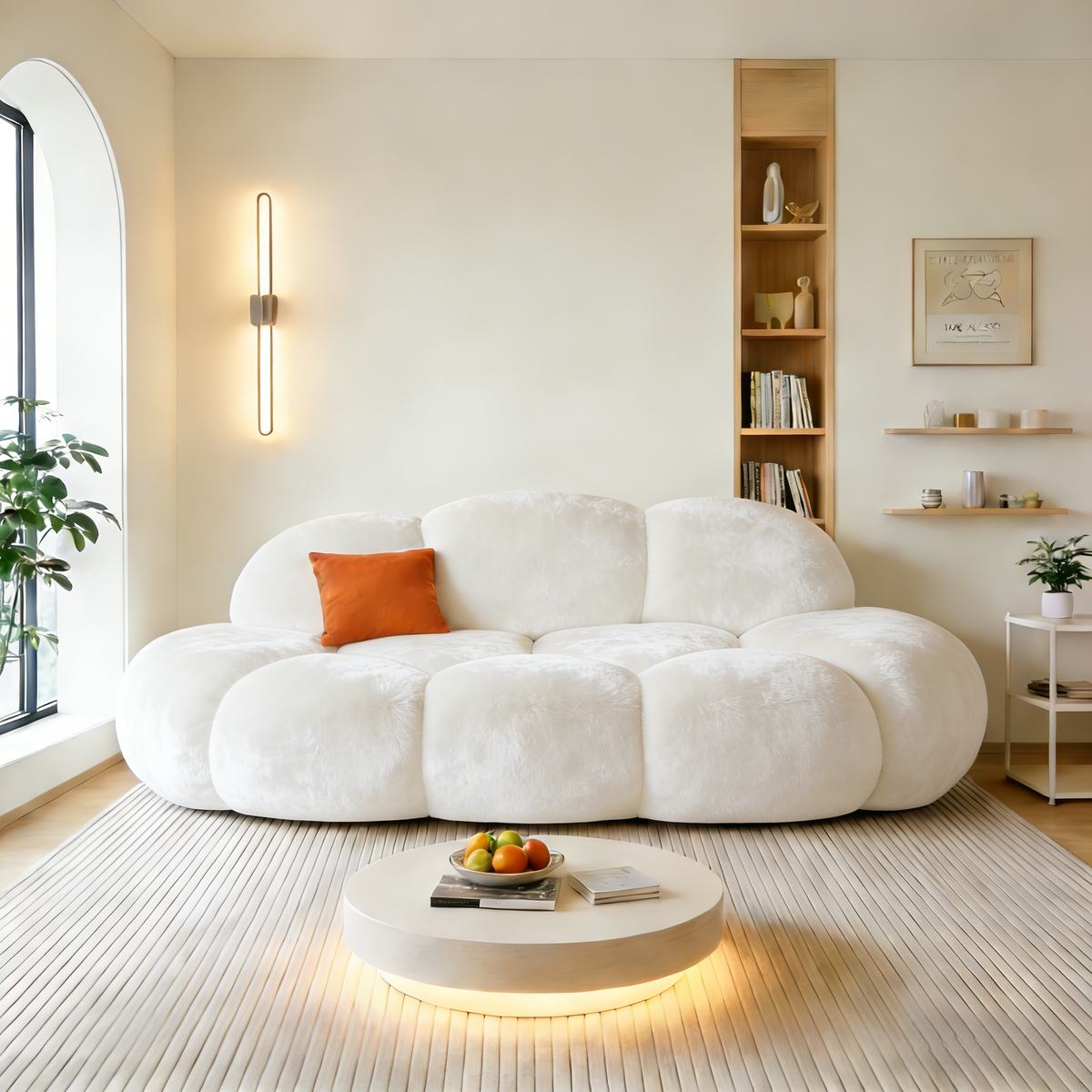 Ardesia Minimal Linear Sofa