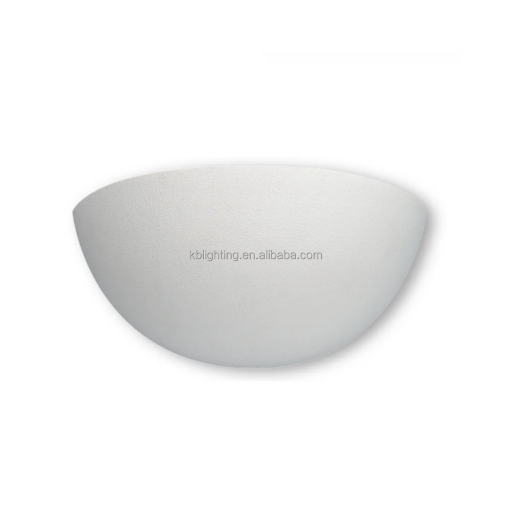 Plaster Dome Wall Sconce