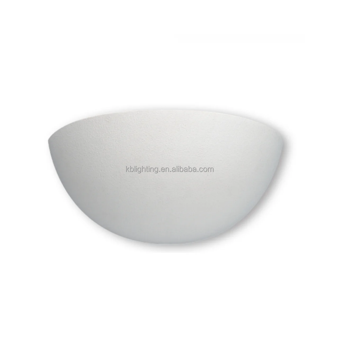 Plaster Dome Wall Sconce
