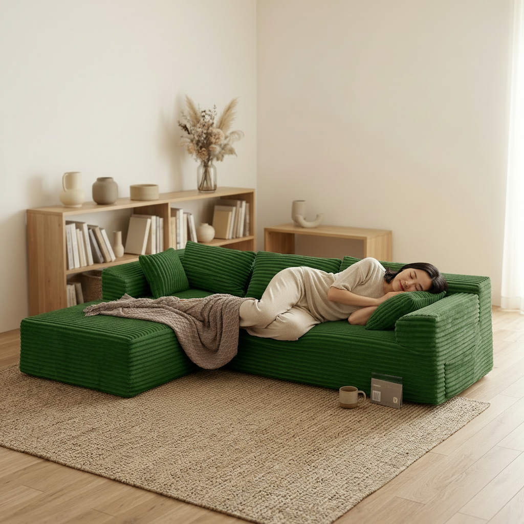 Chesterfield Emerald Velvet Sofa