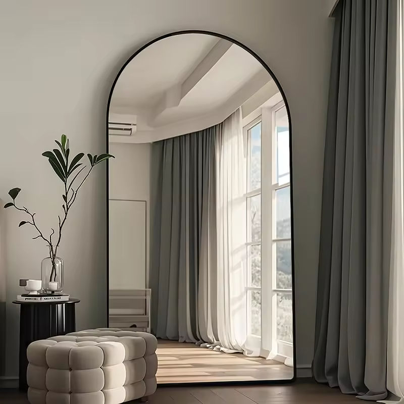 Full-Length Arch Floor Mirror