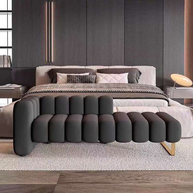 Velvet Bed-End Bench