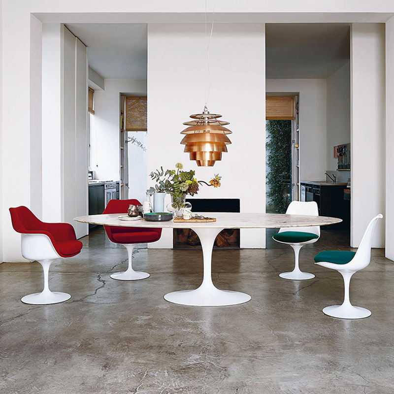 Carrara Marble Tulip Chair