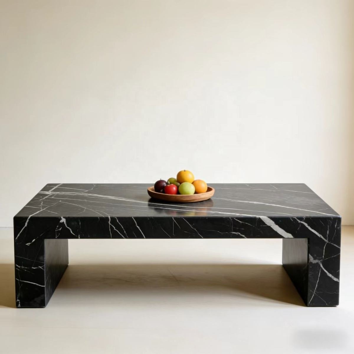 Nero Marquina Marble Coffee Table