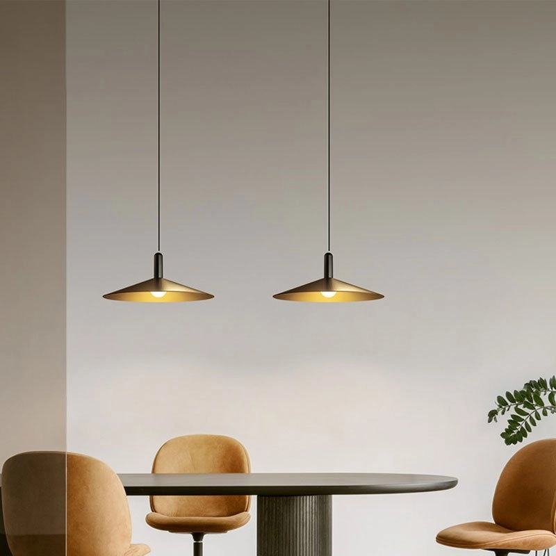 Brass Cone Pendant Lamp