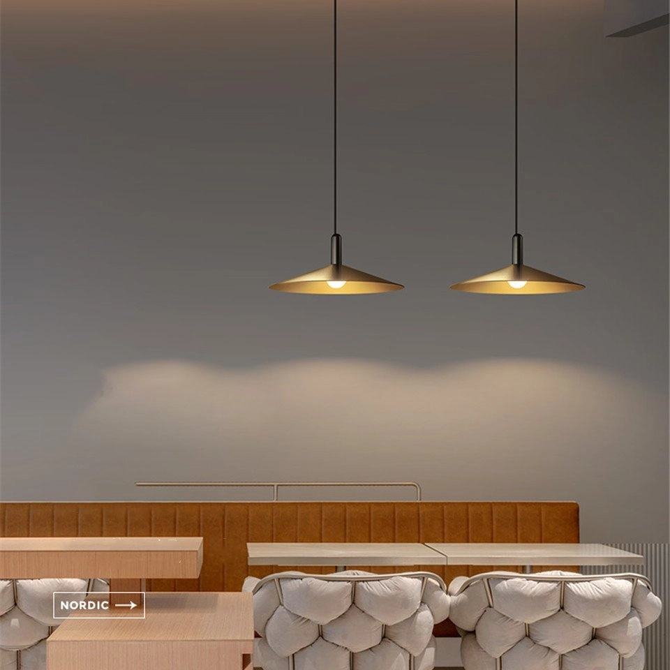 Brass Cone Pendant Lamp