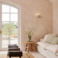 Plaster Dome Wall Sconce