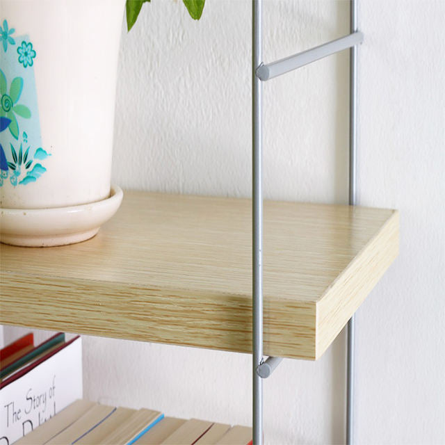 Brass Ladder Shelving