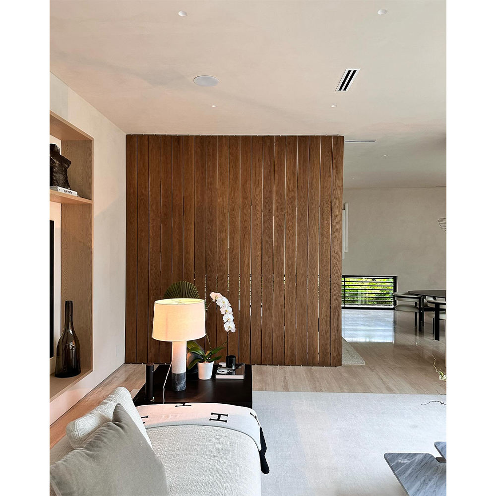 Oak Slat Room Divider