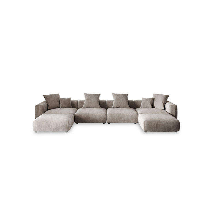Borghese Curved Boucle Sofa