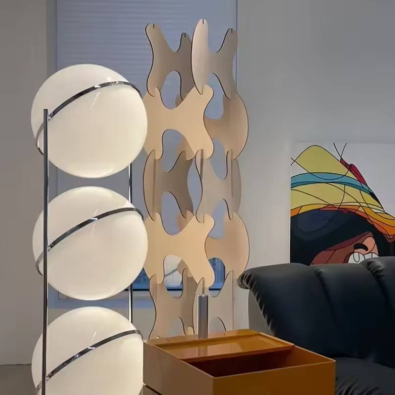 Opal Globe Floor Lamp