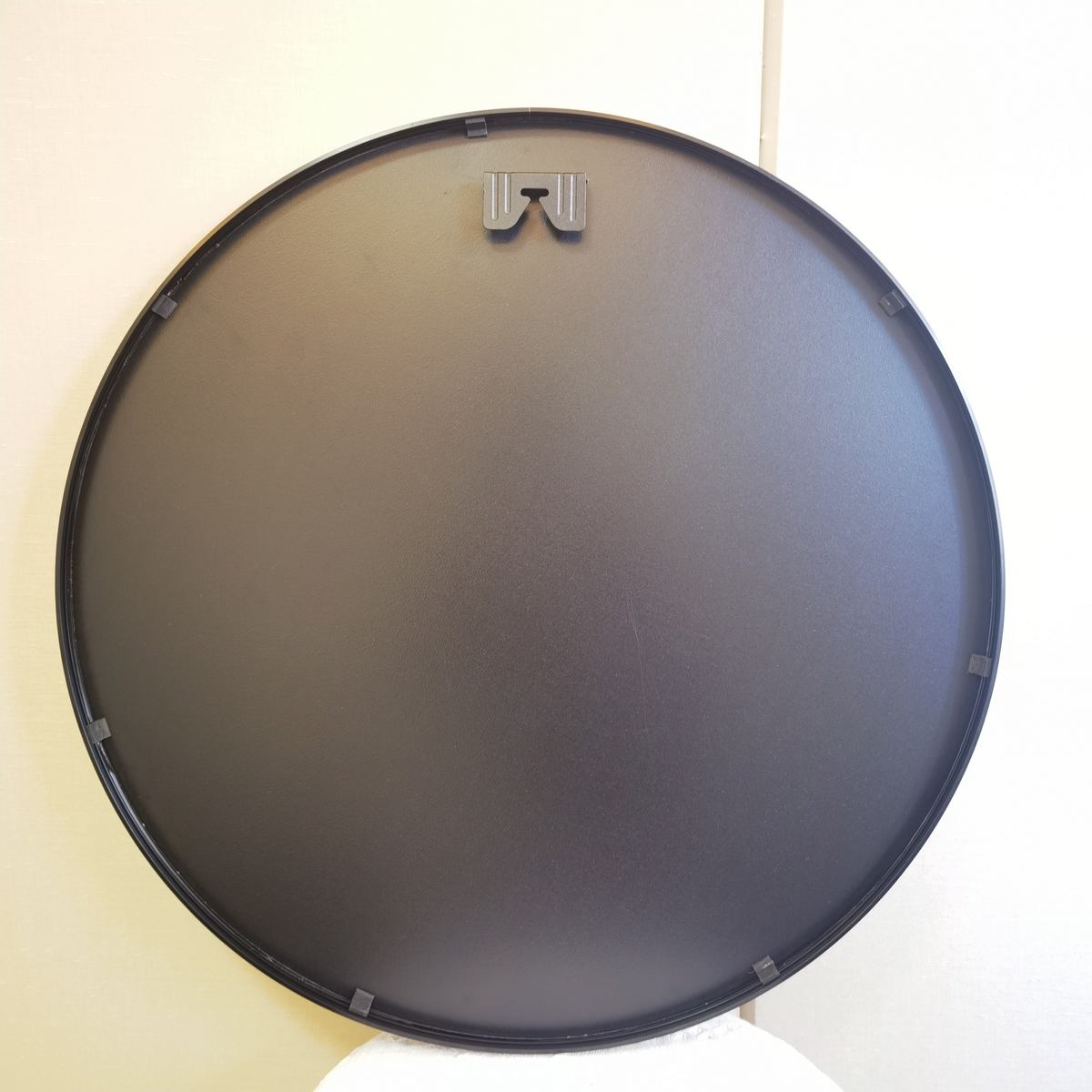 Bevelled Brass Round Mirror